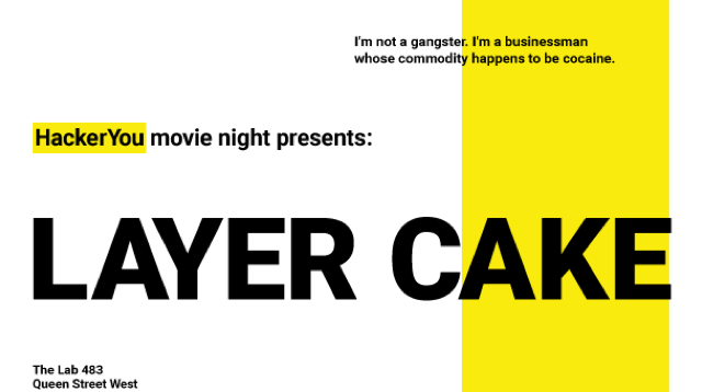 Image of a poster for the Layer Cake movie